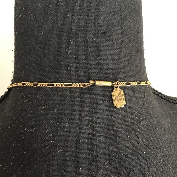 Vintage Pididdly Links Charm Necklace Brass - Picture 2 of 4